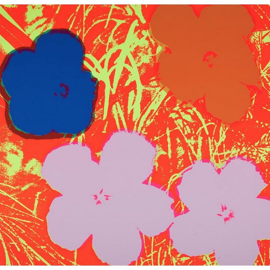 Andy Warhol, “Flowers”, 91×91, includes certificate