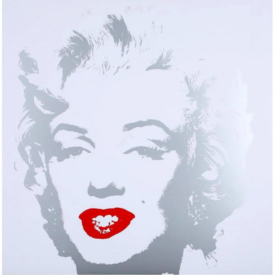 Andy Warhol, “Golden Marilyn” serigrafi i farver, 91×91, certifikat medfølger