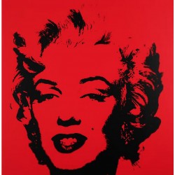 Andy Warhol, “Golden Marilyn” serigraphy in color, 91×91, certificate included Andy Warhol, “Golden Marilyn” serigraphy in color, 91×91, certificate included