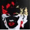 Andy Warhol, “Golden Marilyn” serigrafi i farver, 91×91, certifikat medfølger