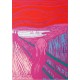 Andy Warhol "Skriget" af Edvard Munch i pink 89x63,5 cm