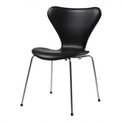 Ombetrækning af Arne Jacobsen 7’er stol i læder 3107/3207 Ombetrækning af Arne Jacobsen 7’er stol i læder 3107/3207