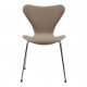 Arne Jacobsen seven chair, 3107, newly upholstered with grey leather