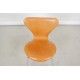 Set Arne Jacobsen Seven chairs in patinated cognac leather (6) 