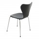 Arne Jacobsen seven chair Black lacquer Ash/black leather