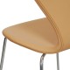 Arne Jacobsen seven chair, 3107, newly upholstered with Nature Nevada Anilin leather