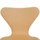 Arne Jacobsen seven chair, 3107, newly upholstered with Nature Nevada Anilin leather