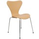 Arne Jacobsen seven chair, 3107, newly upholstered with Nature Nevada Anilin leather