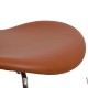 Arne Jacobsen seven chair, 3107, newly upholstered with Walnut Nevada Anilin leather