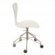 Arne Jacobsen Seven office chair 3117 white lacquered 