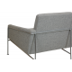 Arne jacobsen 3.seater Airport sofa in grey Hallingdal fabric