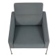 Arne Jacobsen 3301 lænestol i blåt stof