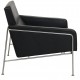 Arne Jacobsen 3301 lænestol i sort læder