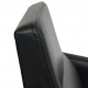 Arne jacobsen Airport loungechair in patinated black leather