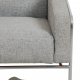 Arne jacobsen Airport loungechair in grey Hallingdal fabric