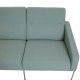 Arne Jacobsen 3303 3-personers sofa i blåt stof