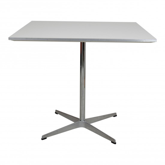 Arne Jacobsen square table white 80x80 cm