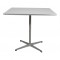Arne Jacobsen square table white 80x80 cm
