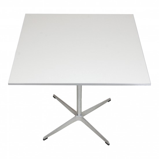 Arne Jacobsen square table white 80x80 cm