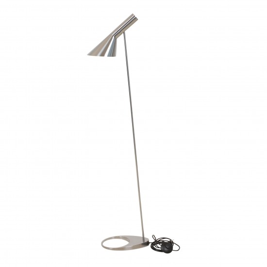 Arne Jacobsen New polished steel floor lamp