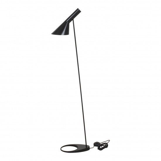 Arne Jacobsen New Black Steel Floor Lamp