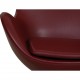 Arne Jacobsen Egg Chair reupholstered in Oxblood classic leather