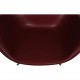 Arne Jacobsen Egg Chair reupholstered in Oxblood classic leather