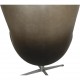 Arne Jacobsen Egg chair in patinated black anilin leather