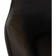 Arne Jacobsen Egg chair in patinated black anilin leather