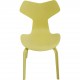Set of 6 Yellow Arne Jacobsen Grandprix chairs