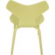 Set of 6 Yellow Arne Jacobsen Grandprix chairs