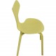 Set of 6 Yellow Arne Jacobsen Grandprix chairs