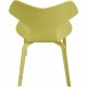 Set of 6 Yellow Arne Jacobsen Grandprix chairs