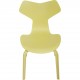 Set of 6 Yellow Arne Jacobsen Grandprix chairs