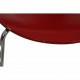 Set of six red Arne Jacobsen Ant chairs
