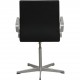 Arne Jacobsen Oxford chair in black Essential leather