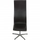Arne Jacobsen Set of 6 Oxford chairs in dark brown leather