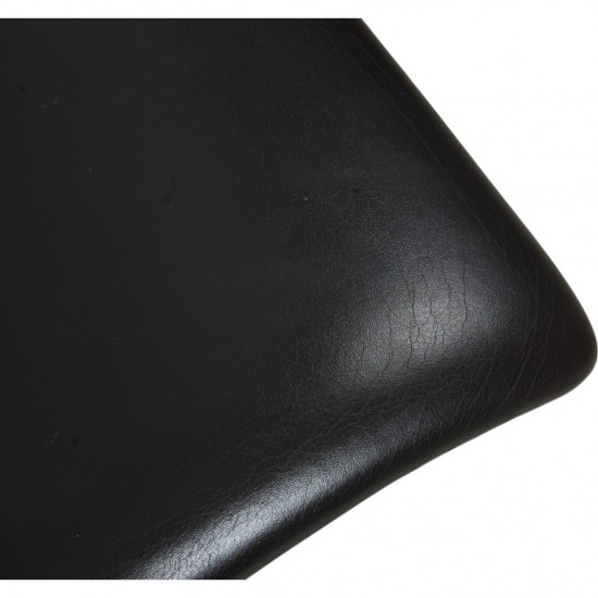 Arne Jacobsen Set of 6 Oxford chairs in dark brown leather