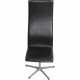 Arne Jacobsen Set of 6 Oxford chairs in dark brown leather