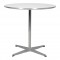 Arne Jacobsen Café table, white laminate, Ø: 75