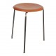 Arne Jacobsen Teak Dot Ottoman