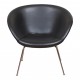 Arne Jacobsen Gryden i sort original læder