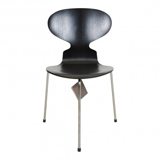 Arne Jacobsen Myre stol med 3 ben i sort lazur 