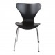 Arne Jacobsen New Seven chair 3107 of black colored ash