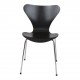 Arne Jacobsen Ny Syver stol 3107 af farvet ask - sort