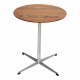 Arne Jacobsen Circular Café table of rosewood Ø: 60 cm