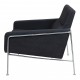Arne Jacobsen 3301 Airport chair in grey fabric