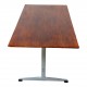 Arne Jacobsen Rectangular coffee table of lacquered rosewood 55x151 cm