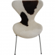 Set of four Arne Jacobsen Seven chairs in cow Hide