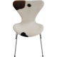 Set of four Arne Jacobsen Seven chairs in cow Hide